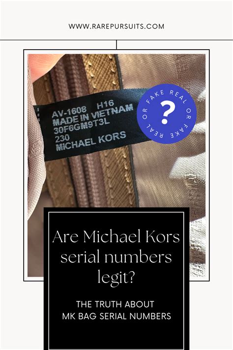 michael kors serial number on magnet|how to authenticate michael kors.